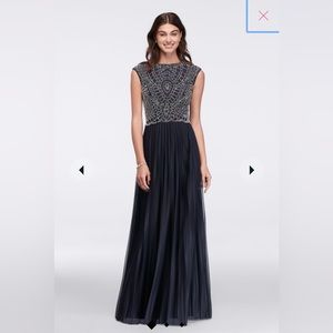 NWT - CACHET Crystal Embellished,  Jewel Long Gown- size 16